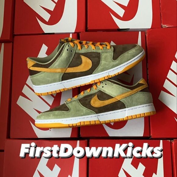 Brand New Nike Dunk Low Dusty Olive Size 14 Shoes main image 8